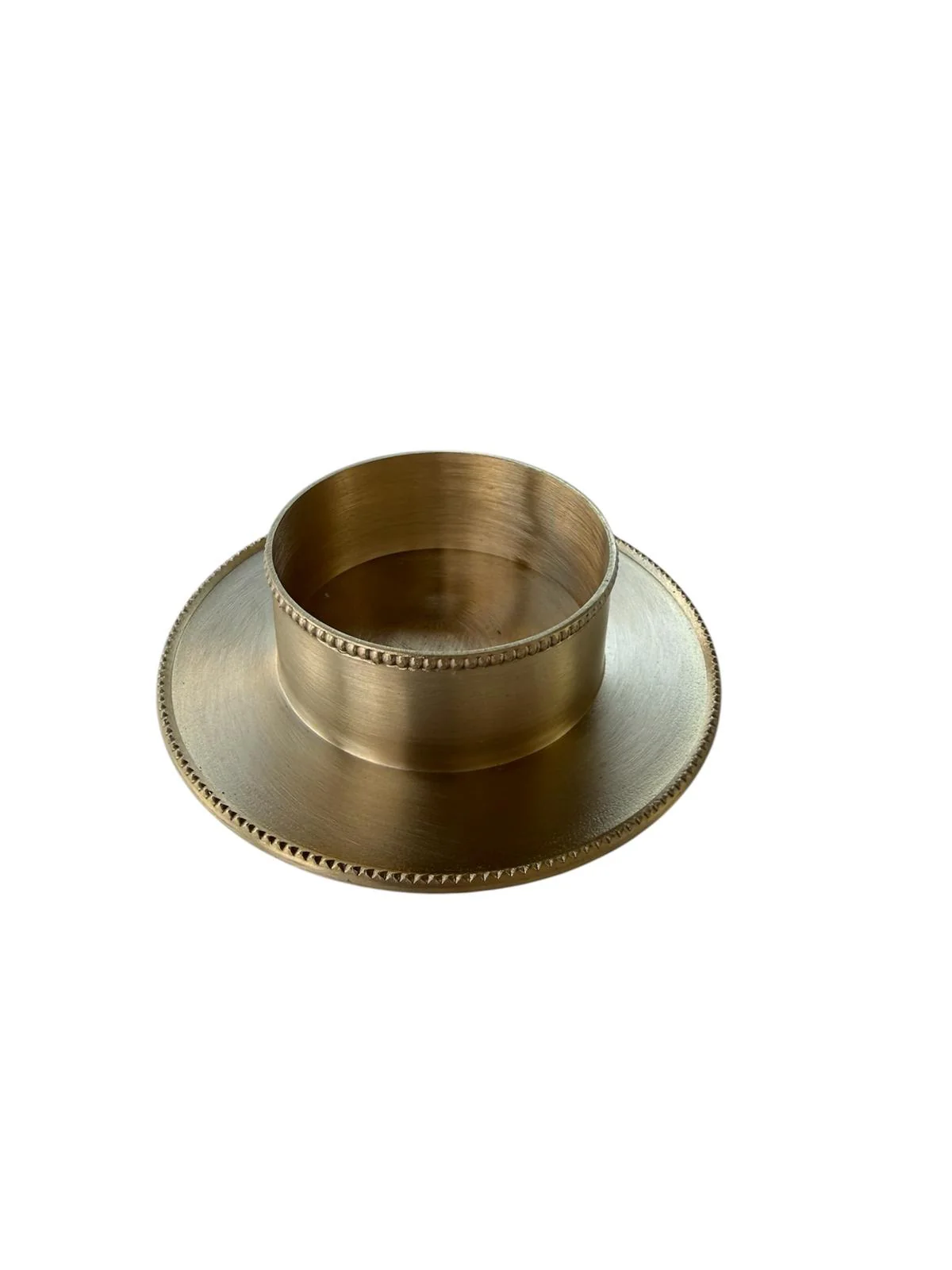 Gold Metal Candle Holder β Handmade in Germany