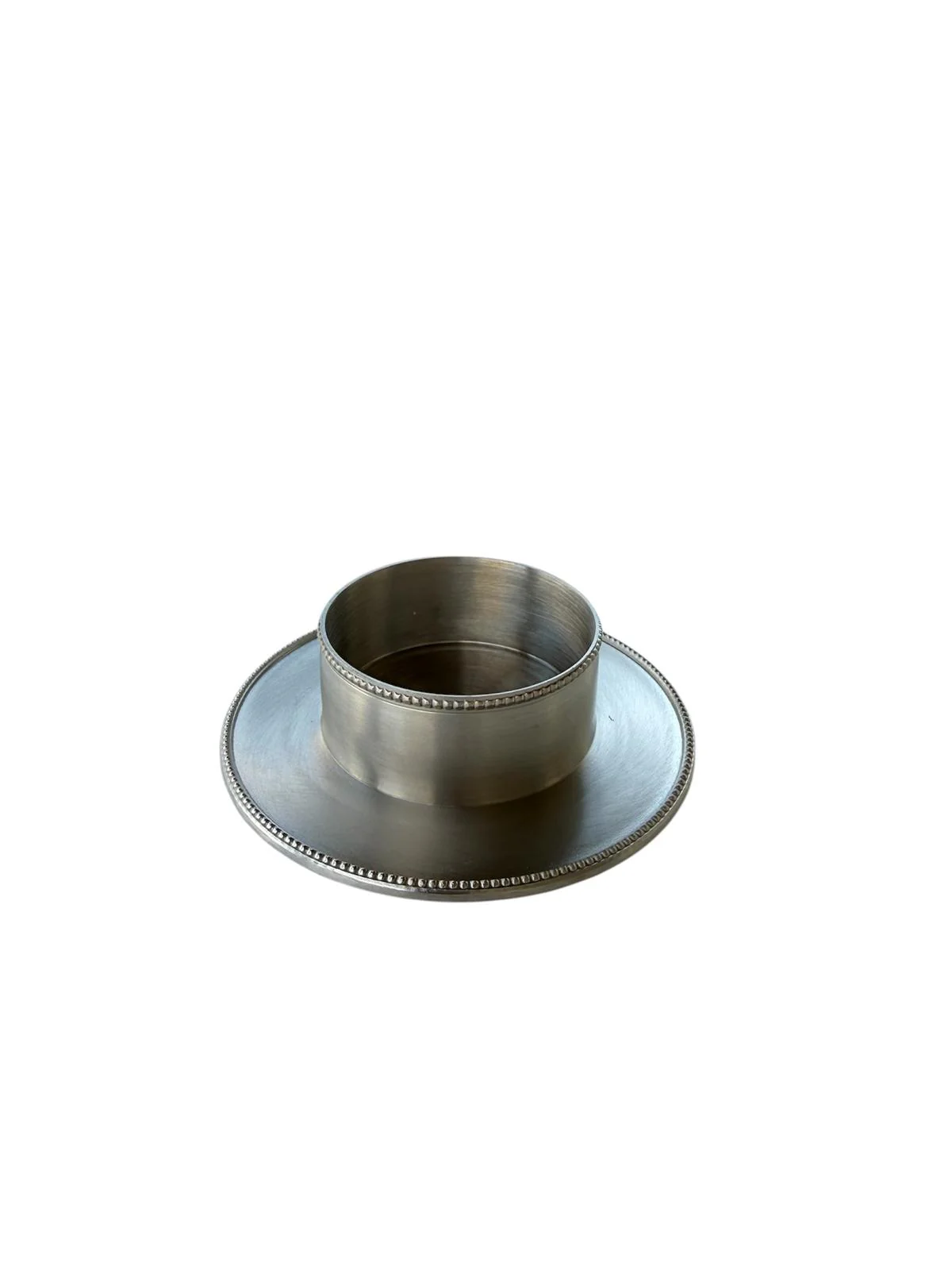 Silver Metal Candle Holder β Handmade in Germany